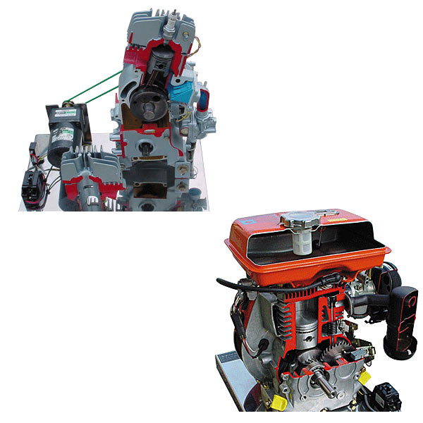 摩托車發(fā)動機解剖實驗裝置,機械基礎(chǔ)綜合課程設(shè)計實驗臺